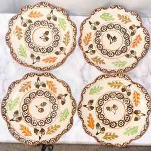 Temptations Old World Salad/Dessert Plates- set of 4
